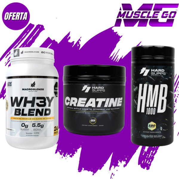 Whey blend 4LBS + Creatina + HMB