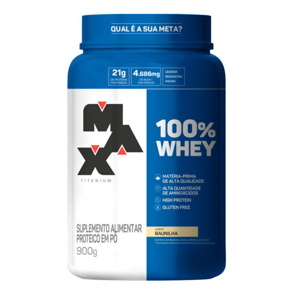 100% whey Max Titanium 2LBS